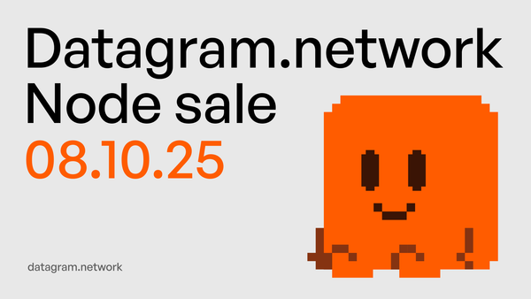 Datagram Announces Full Core Node License Sale on August 10, 2025